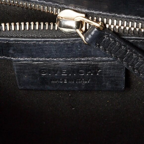 Givenchy Black Grained Leather Pandora Box Mini Crossbody Bag - Picture 8 of 10